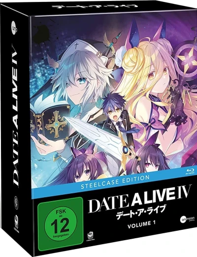 Date a Live IV - Vol. 1/3: Limited Steelcase Edition [Blu-ray] + Sammelschuber