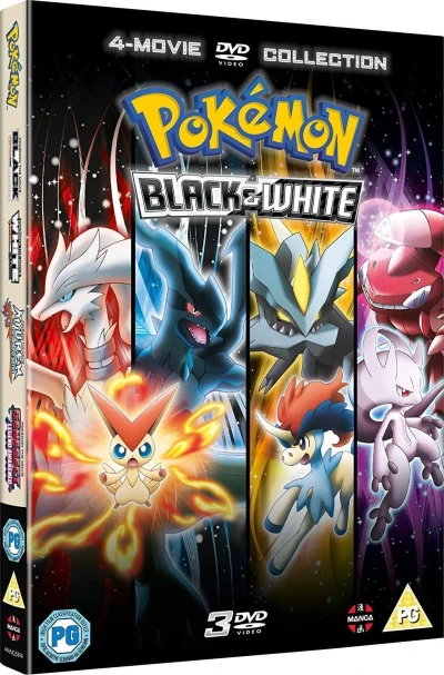 Pokémon - Movie 14-16: Black & White 4-Movie Collection