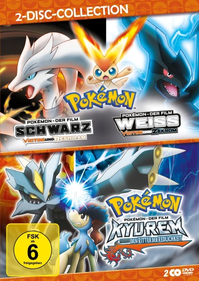 Pokémon - Film 14+15: Schwarz - Victini und Reshiram + Weiß - Victini und Zekrom + Kyurem gegen den Ritter der Redlichkeit