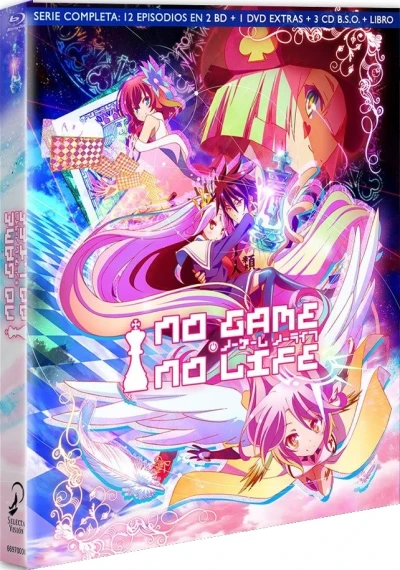 No Game No Life - Serie Completa + OVAs: Edición Coleccionista [Blu-ray] + OST