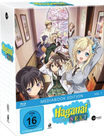 Haganai: I Don’t Have Many Friends - Next - Vol. 1/3: Limited Mediabook Edition [Blu-ray] + Sammelschuber