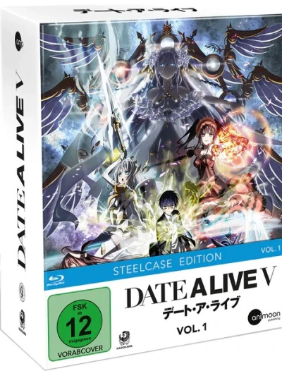 Date a Live V - Vol. 1/3: Limited Steelcase Edition [Blu-ray] + Sammelschuber
