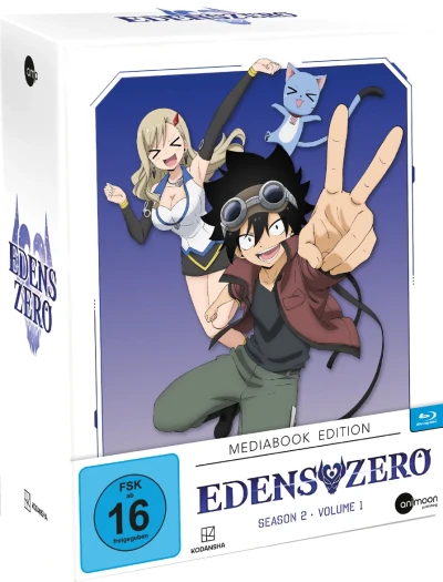 Edens Zero: Staffel 2 - Vol. 1/4: Limited Mediabook Edition [Blu-ray] + Sammelschuber