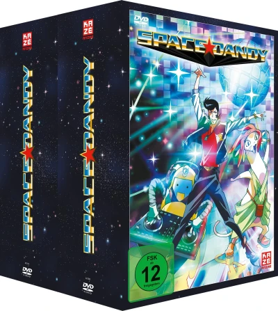 Space Dandy: Staffel 1+2 - Komplettset + Sammelschuber
