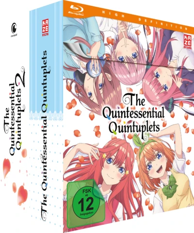 The Quintessential Quintuplets: Staffel 1+2 - Komplettset [Blu-ray] + Sammelschuber