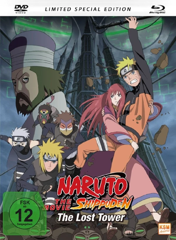 Naruto Shippuden - Movie 4: The Lost Tower - Limited Mediabook Edition [Blu-ray+DVD]